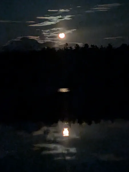 Moon reflection