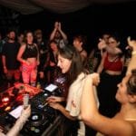 DJ with crowd