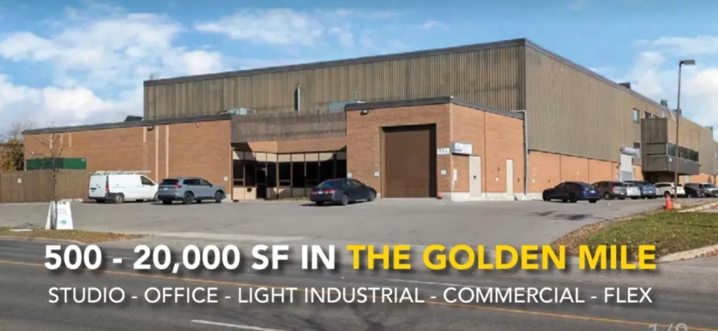 Large warehouse exterior