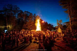 Bonfire from back