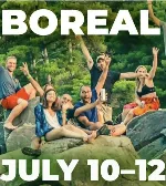 Boreal Canoe Trip - Waterfall camping