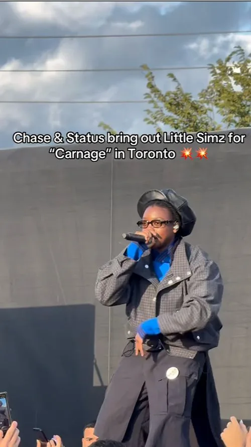 Chase & Status bring out Little Simz for "Carnage" in Toronto.