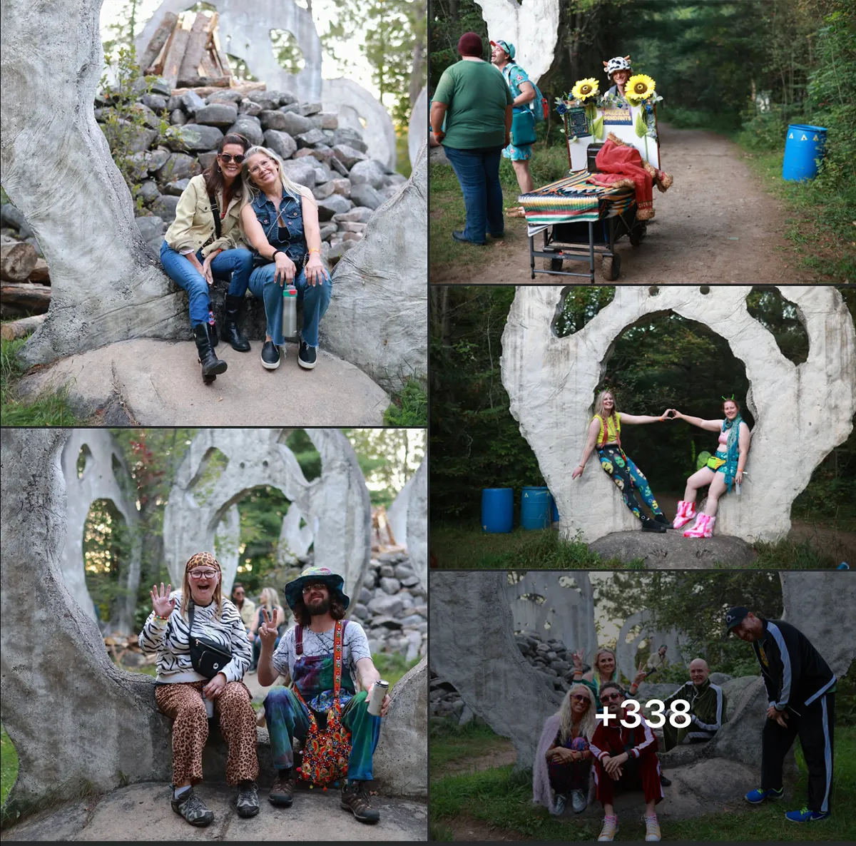 Harvest festival 2026 photos: friends enjoying outdoor art installations and nature